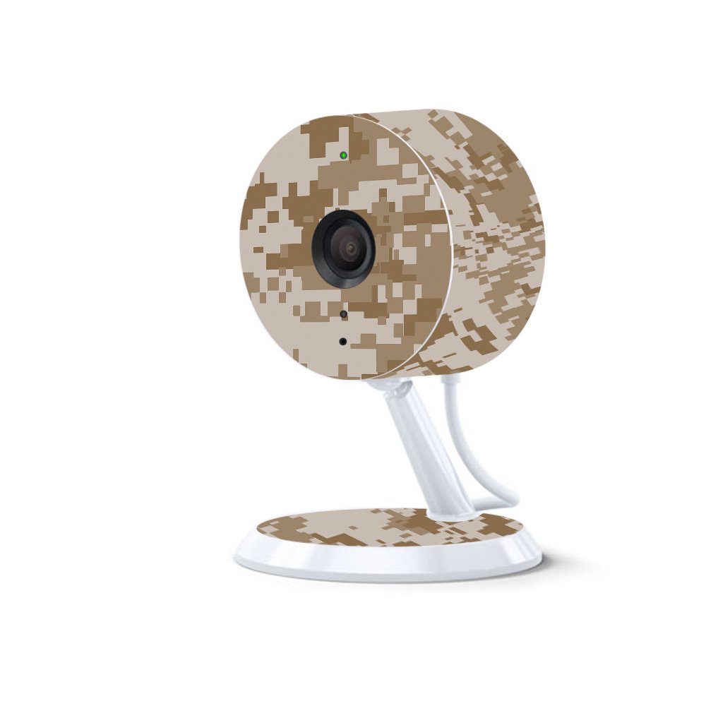 MightySkins Protective Vinyl Decal Wrap Cover for Amazon Cloud Cam - Desert Camo Design | Durable, Easy to Apply & Remove | Made in USA | Perfect for Home Security Camera Customization & Style Protection