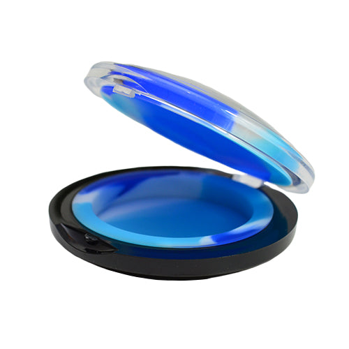 Premium Flat Pocket Dab Containers - Leak-Proof & Airtight Silicone Wax Storage for On-The-Go Use - Perfect for Travel, Hiking & Outdoor Activities
