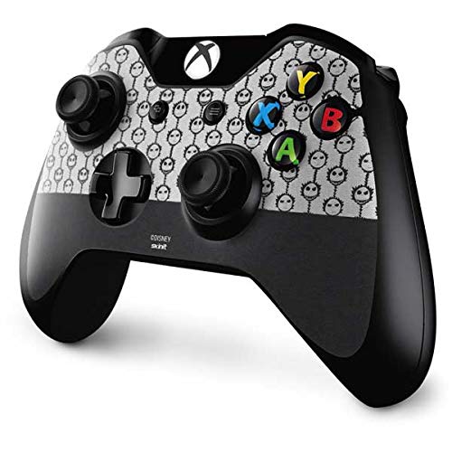 Officially Licensed Disney Jack Skellington Grey Split Design Gaming Skin Decal for Xbox One Controller - Custom Protective Cover for Gamers & Collectors