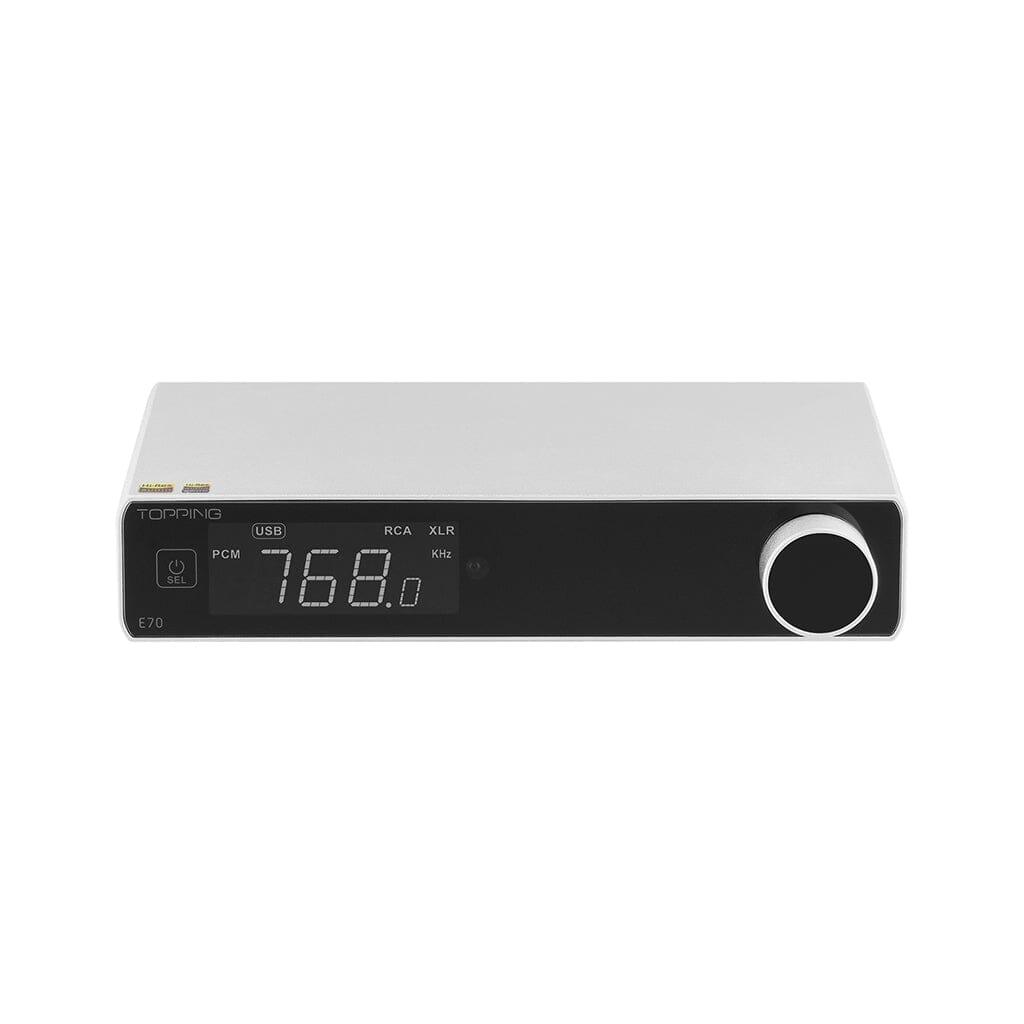 Topping E70 High-Performance Audio DAC & Headphone Amplifier - Perfect for Home Studio, Hi-Fi Listening, and Professional Audio Editing