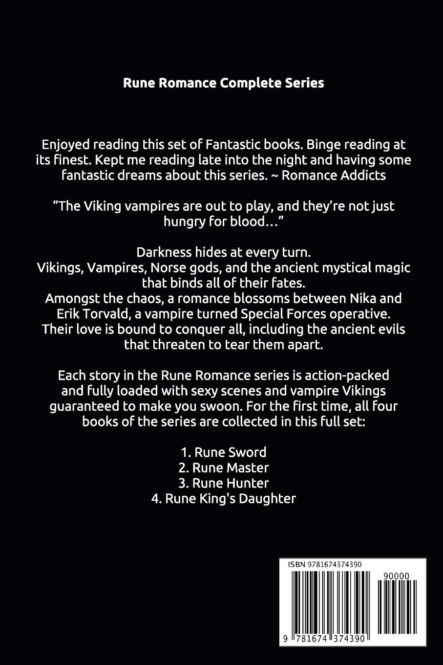 Rune Romance Complete Series: Paranormal Vampire Viking Romance Books - Epic Fantasy Love Story for Adults | Perfect for Gothic Romance Lovers & Late Night Reading