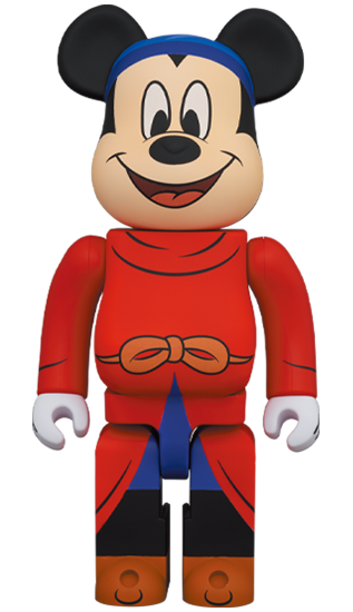 MEDICOM TOY BE@RBRICK Fantasy Mickey Mouse 1000% Collectible Vinyl Figure - Limited Edition Art Toy for Disney Fans & Bearbrick Collectors - Perfect for Home Display, Office Decor, and Gift Giving