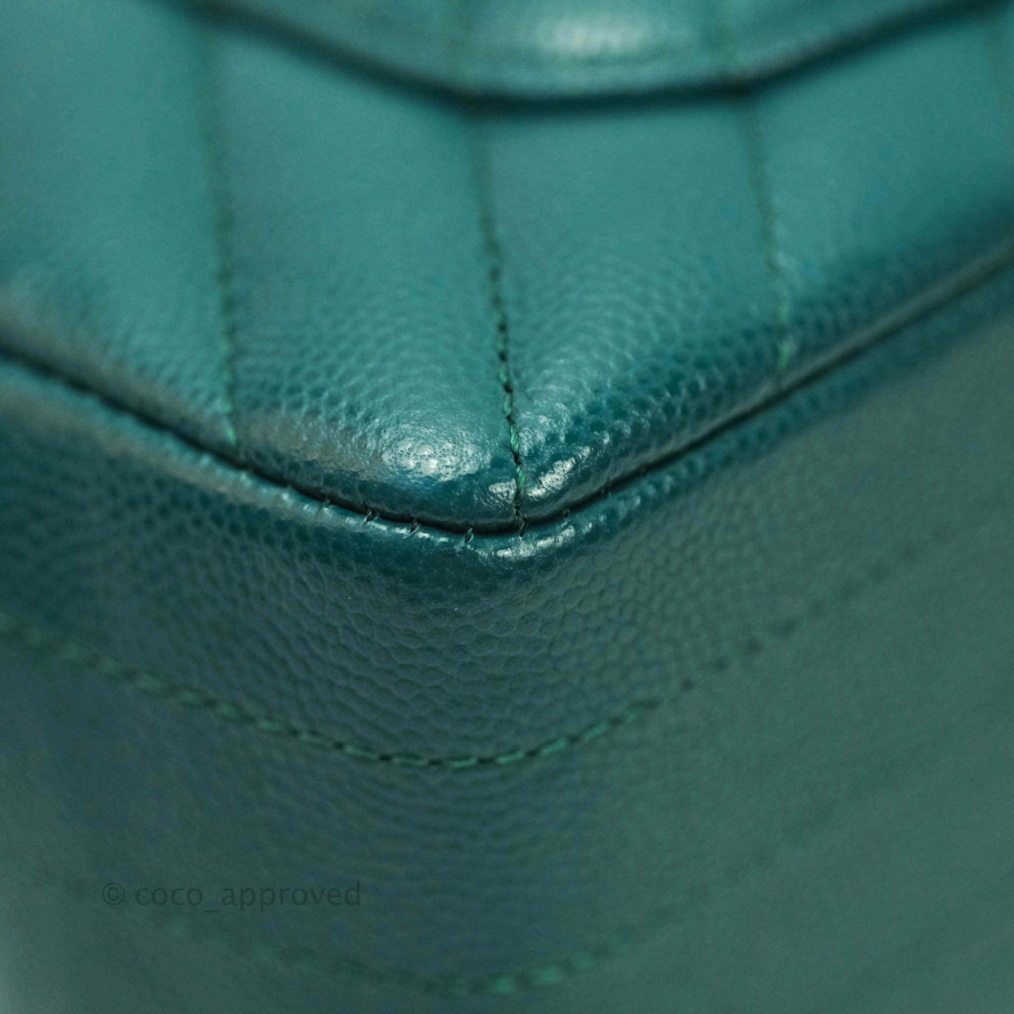 Chanel Chevron Mini Rectangular Caviar Leather Flap Bag - Dark Green with Gold Hardware | Luxury Crossbody Purse for Women, Perfect for Evening Events & Date Nights