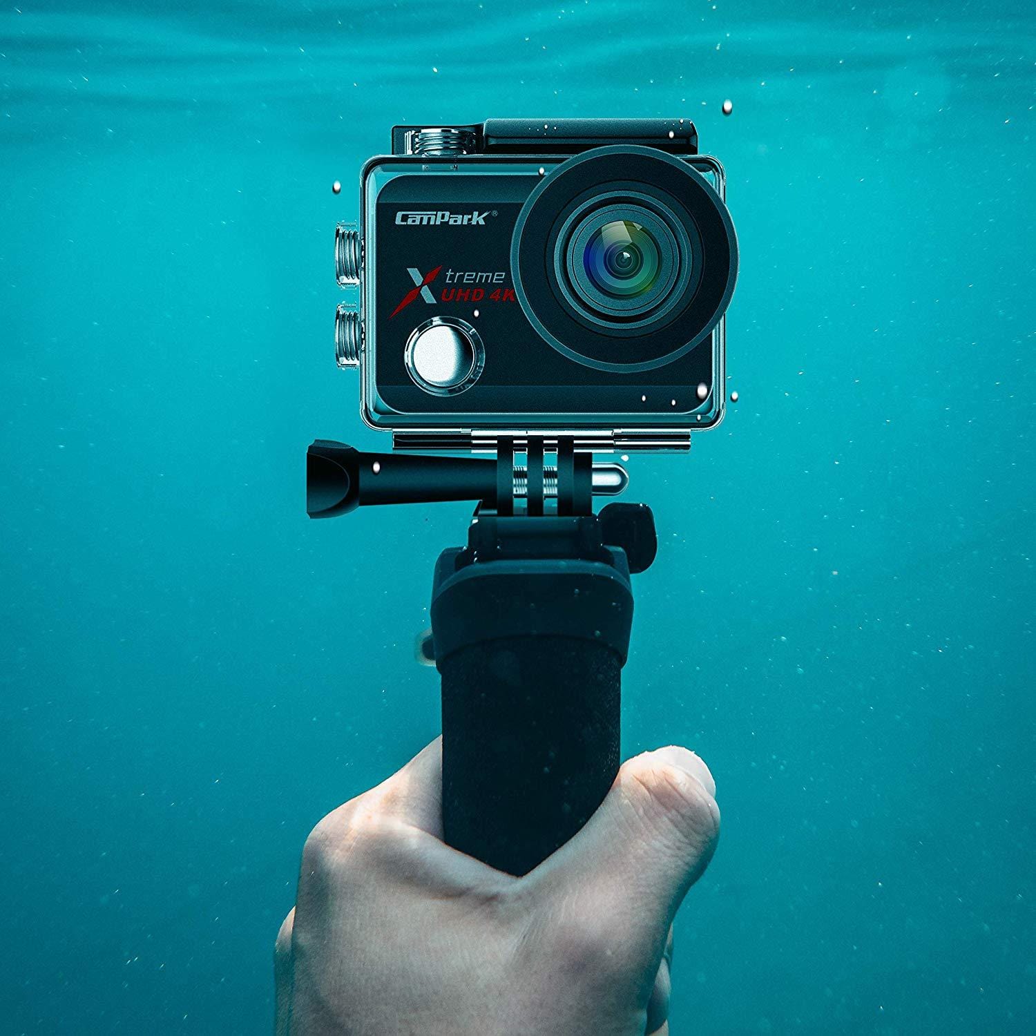 Campark X30 4K 60fps Waterproof Action Camera with WiFi, 20MP - Perfect for Outdoor Sports, Vlogging & Underwater Adventures