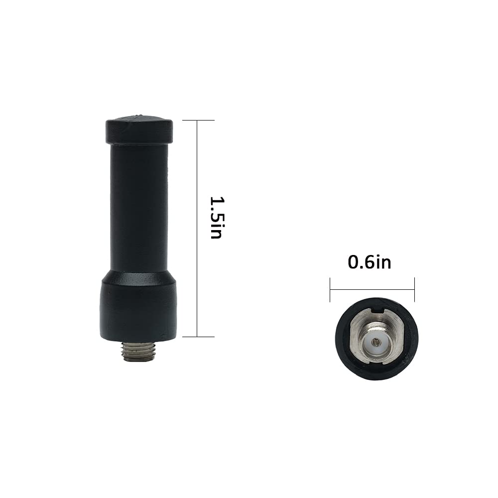 BVMAG UHF 400-470MHz SMA Female Antenna 6-Pack - Compatible with BaoFeng BF-888S, Arcshell AR-5 AR-6 AR-7, Kenwood Walkie Talkies - Replacement Antenna for Two-Way Radios - Perfect for Outdoor Adventures, Construction Sites & Emergency Communication