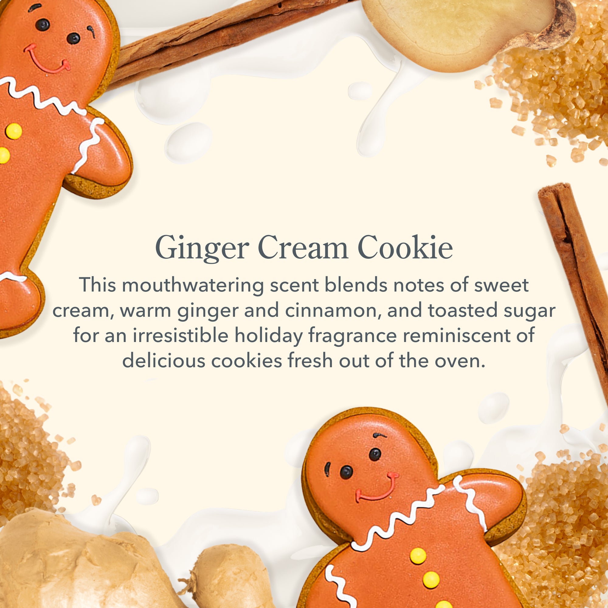 Ginger Cream Cookie Whipped Body Cream - Moisturizing & Nourishing Skin Care for Dry Skin - Perfect for Winter Hydration & Spa Nights