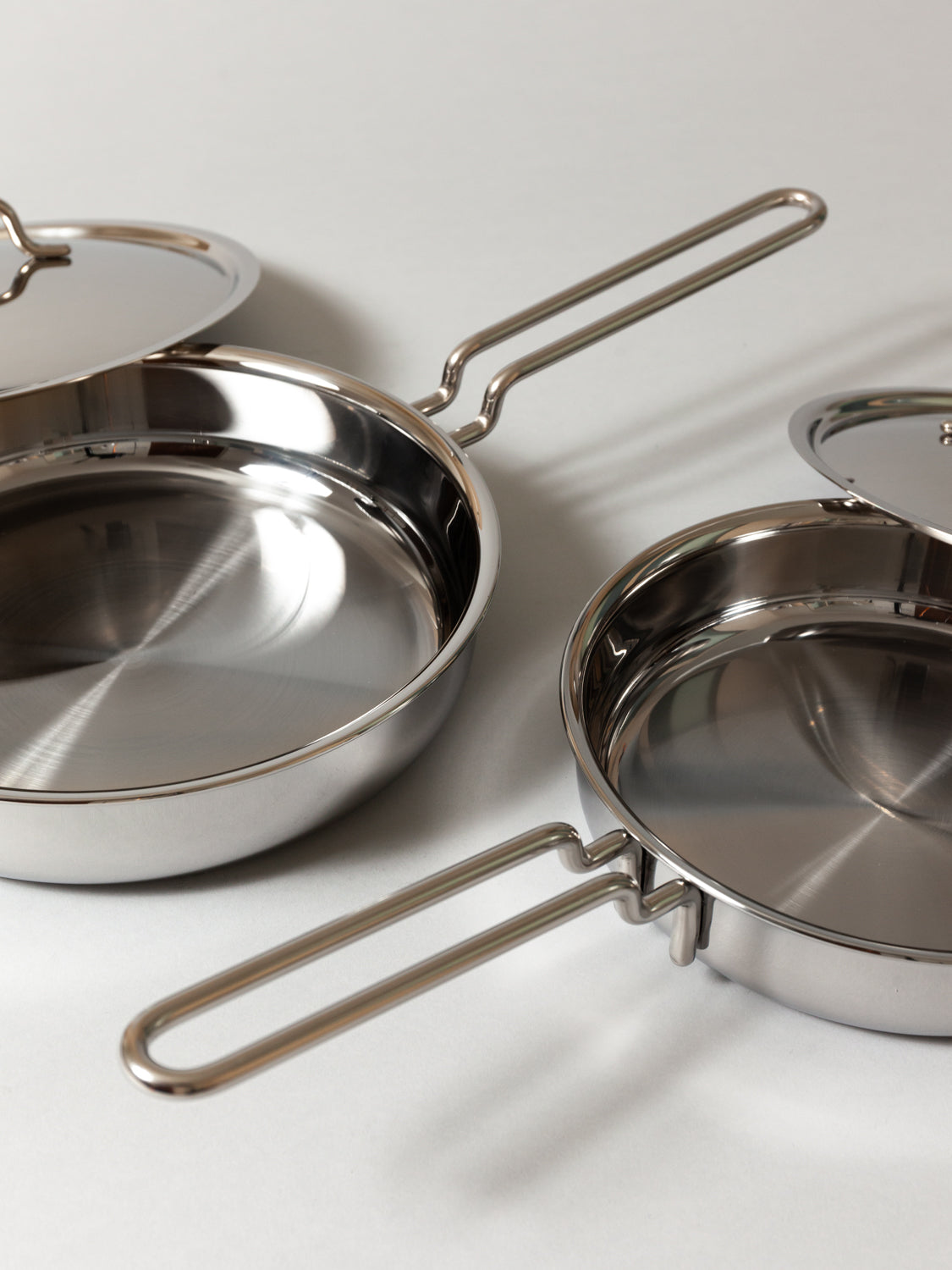 Premium Geo 7-Ply Stainless Steel Sauté Pan with Copper Core - Professional Chef-Grade Cookware for Searing, Frying & Sautéing - Perfect for Gas, Electric & Induction Stovetops