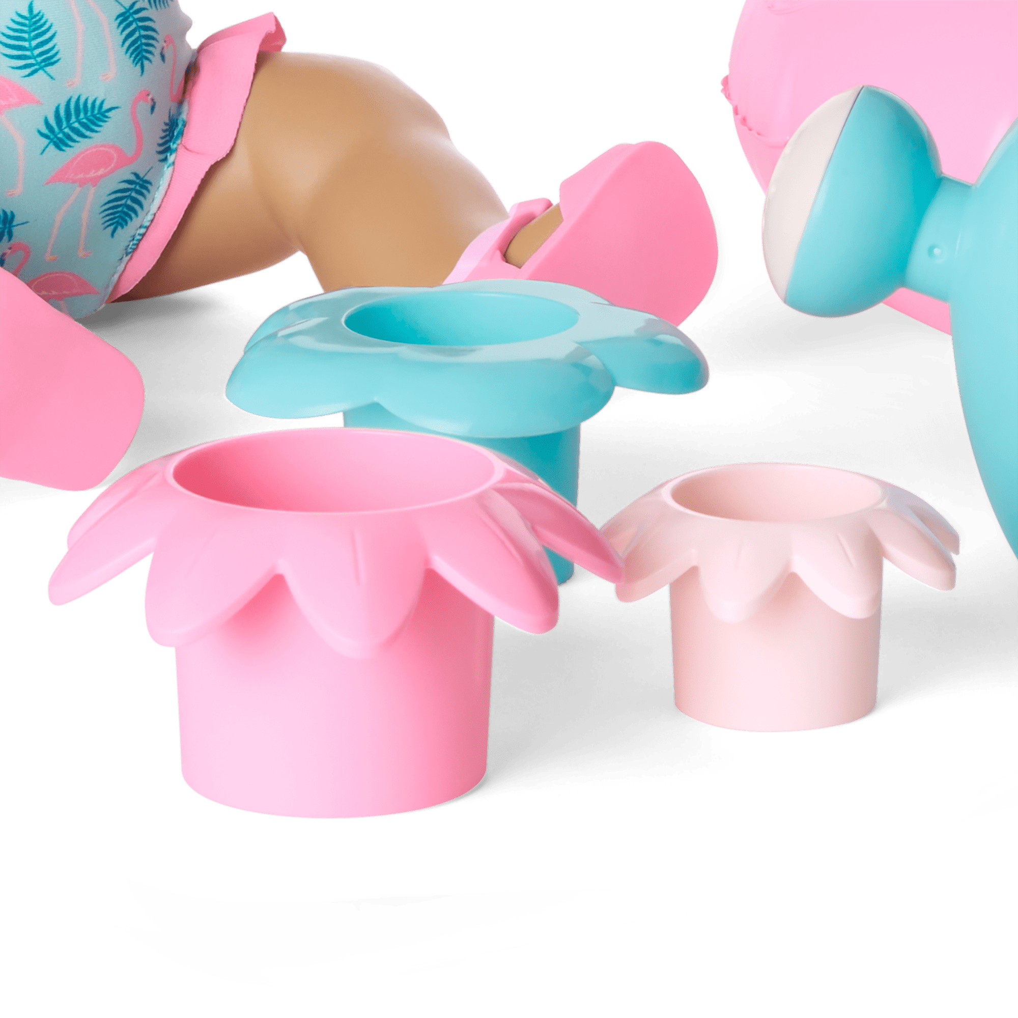Flamingo Fun Play Set for Bitty Baby Splash - Adorable Bath Toy for Toddlers & Kids - Perfect for Pool, Beach & Bathtime Play
