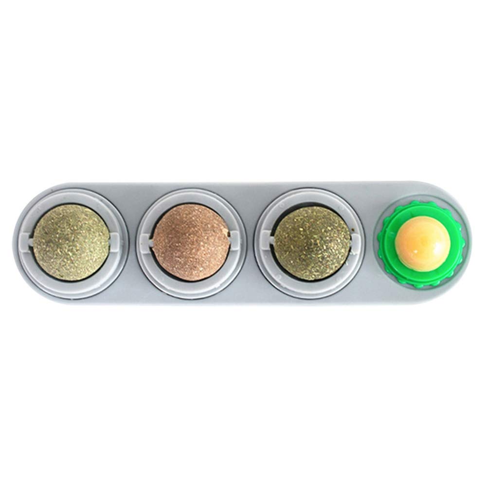 Organic Catnip Balls for Cats - Safe Edible Kitty Chew Toys with Dental Benefits | Healthy Kitten Treats for Teeth Cleaning & Playtime | Perfect for Indoor Cats & Stress Relief