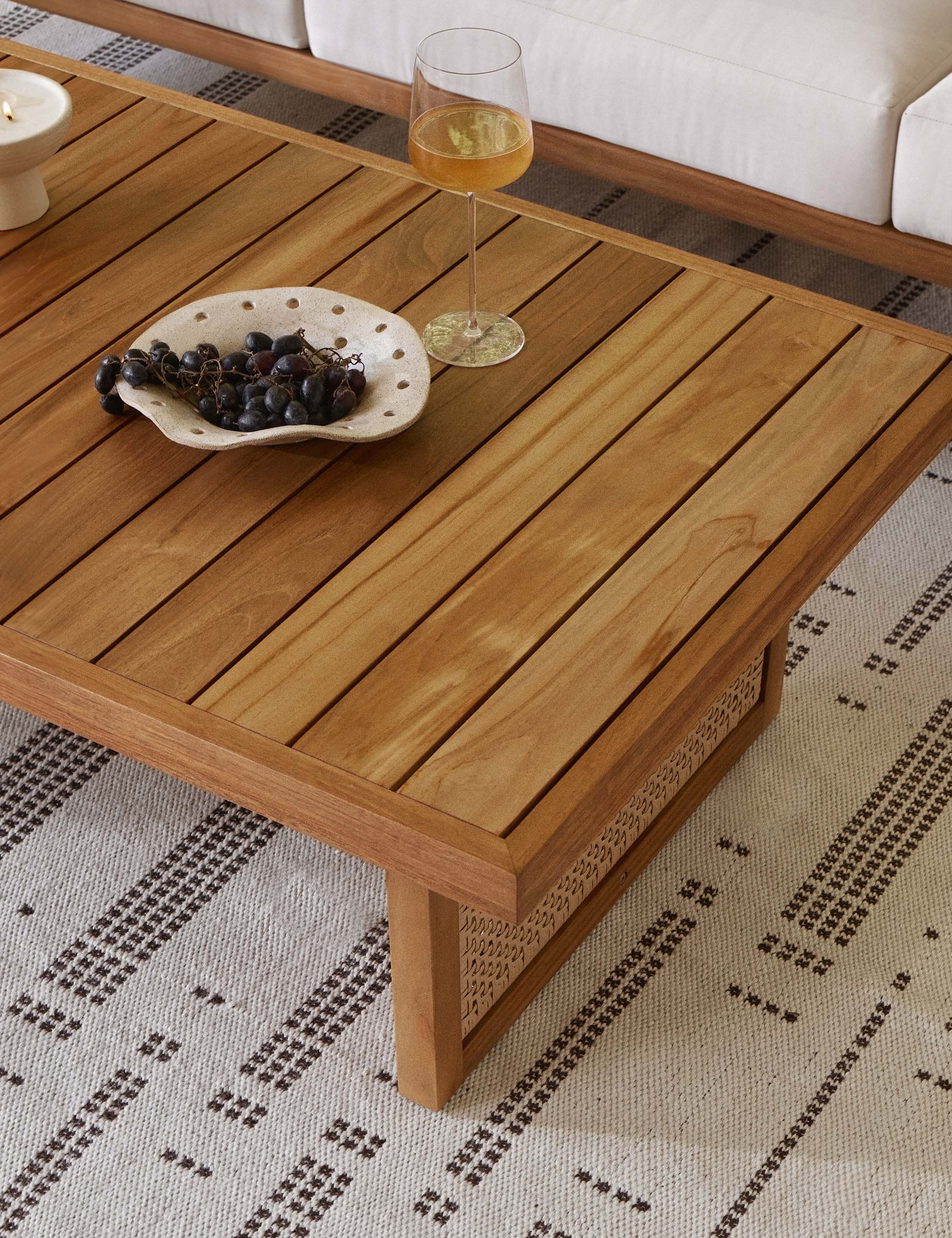 Stylish Anson Indoor Outdoor Coffee Table - Modern Design for Living Room, Patio & Garden - Perfect for Relaxing & Entertaining