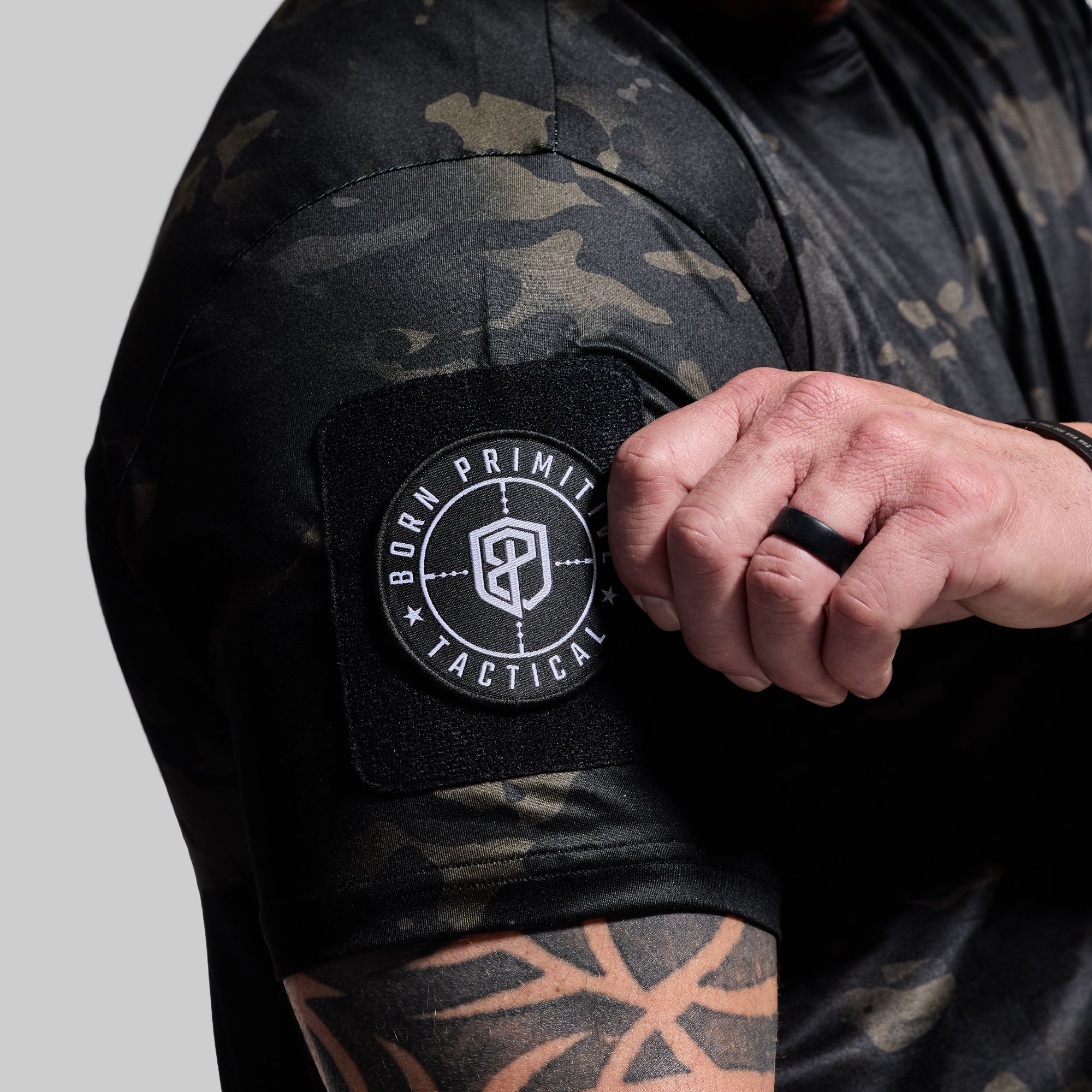 Range Shirt (Black Multicam) - Tactical Performance Shirt for Outdoor Adventures, Hunting & Airsoft | Durable & Comfortable