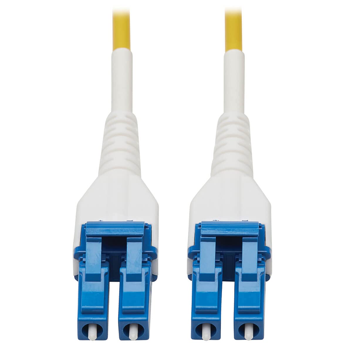Tripp Lite 100 GbE Fiber Optic Cable - 246ft/75m OS2 Singlemode LC/LC Duplex 9/125 Armored Yellow (N370-75M-AR) - High-Speed Data Transfer for Data Centers, Server Rooms & Enterprise Networks