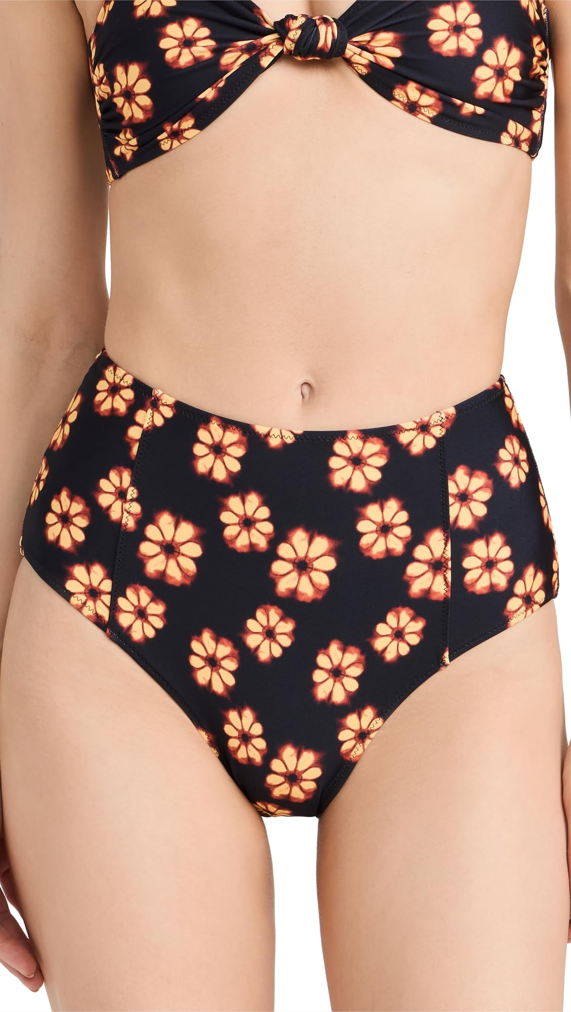 Rhode Women's Navya Bikini Bottoms - High Waisted Swimwear for Women, Sexy Beach Bikini Bottoms, Comfortable Swim Shorts for Summer Vacation, Pool Party & Tropical Getaway