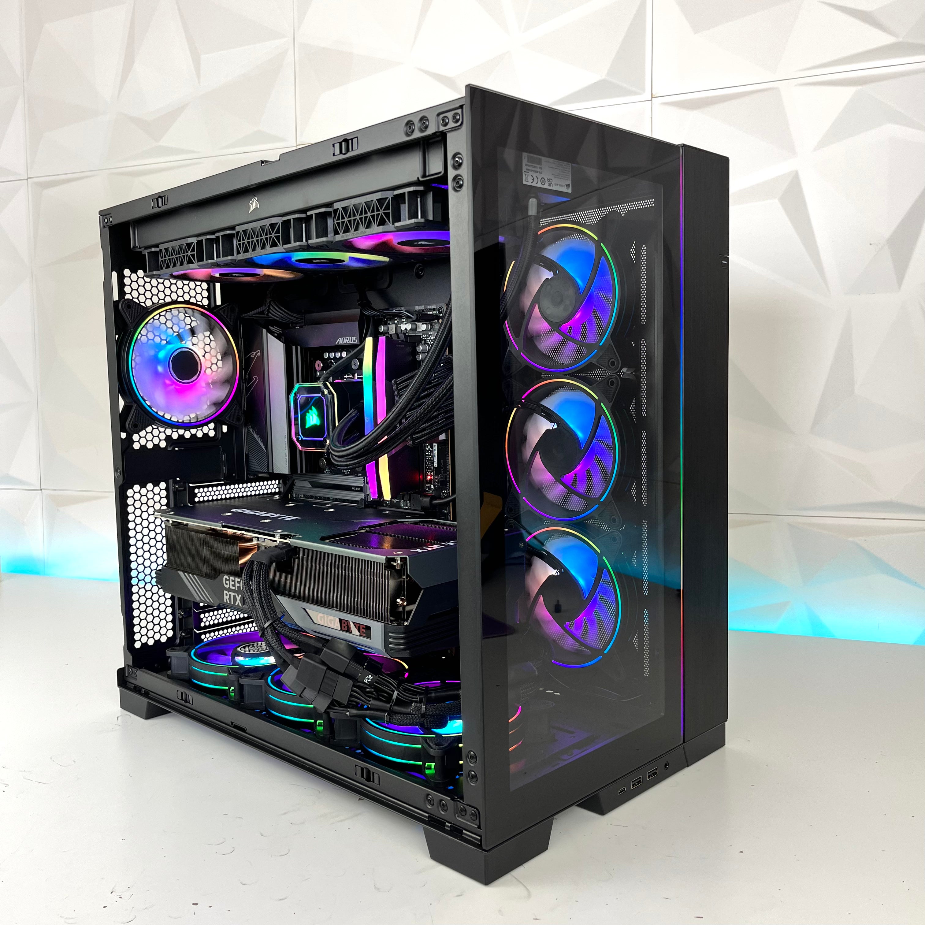 High-Performance Gaming PC SpectrumX with AMD SP8 Processor - Ultimate Gaming & Streaming Desktop for Esports & VR