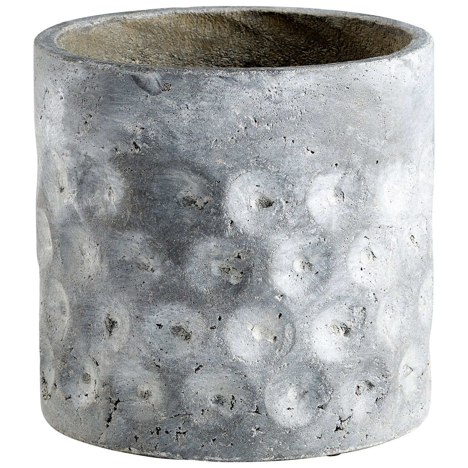 Cyan Design 11053 Potomac Large Planter in Pewter Gray - Perfect for Indoor Plants, Outdoor Garden Decor, and Modern Home Décor