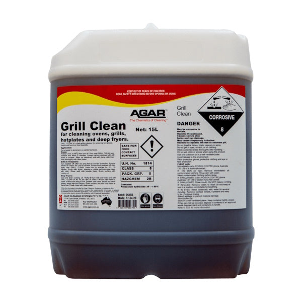 Agar Grill Clean - Premium BBQ Grill Cleaner for Stainless Steel & Cast Iron, Deep Cleaning & Degreasing - Ideal for Outdoor Cooking, Backyard BBQs, and Camping