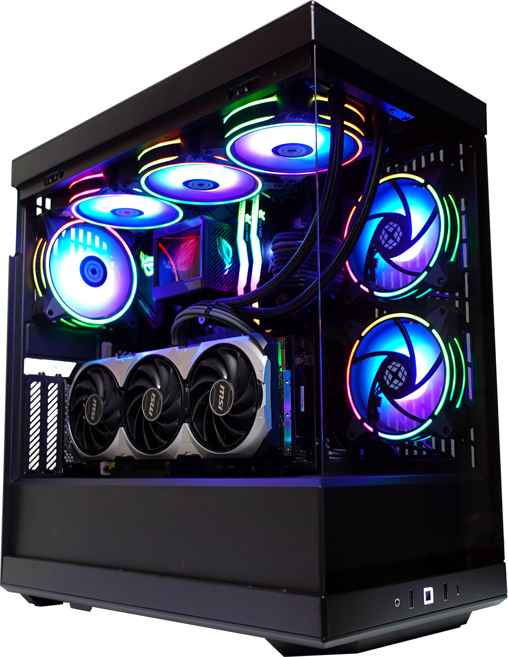 XOTIC PC G6 HYTE Y40 High-Performance Gaming Desktop Computer - Intel Core i9, RTX 4090, 32GB RAM, 2TB SSD - Ultimate Gaming & Streaming Setup for Esports & VR Enthusiasts