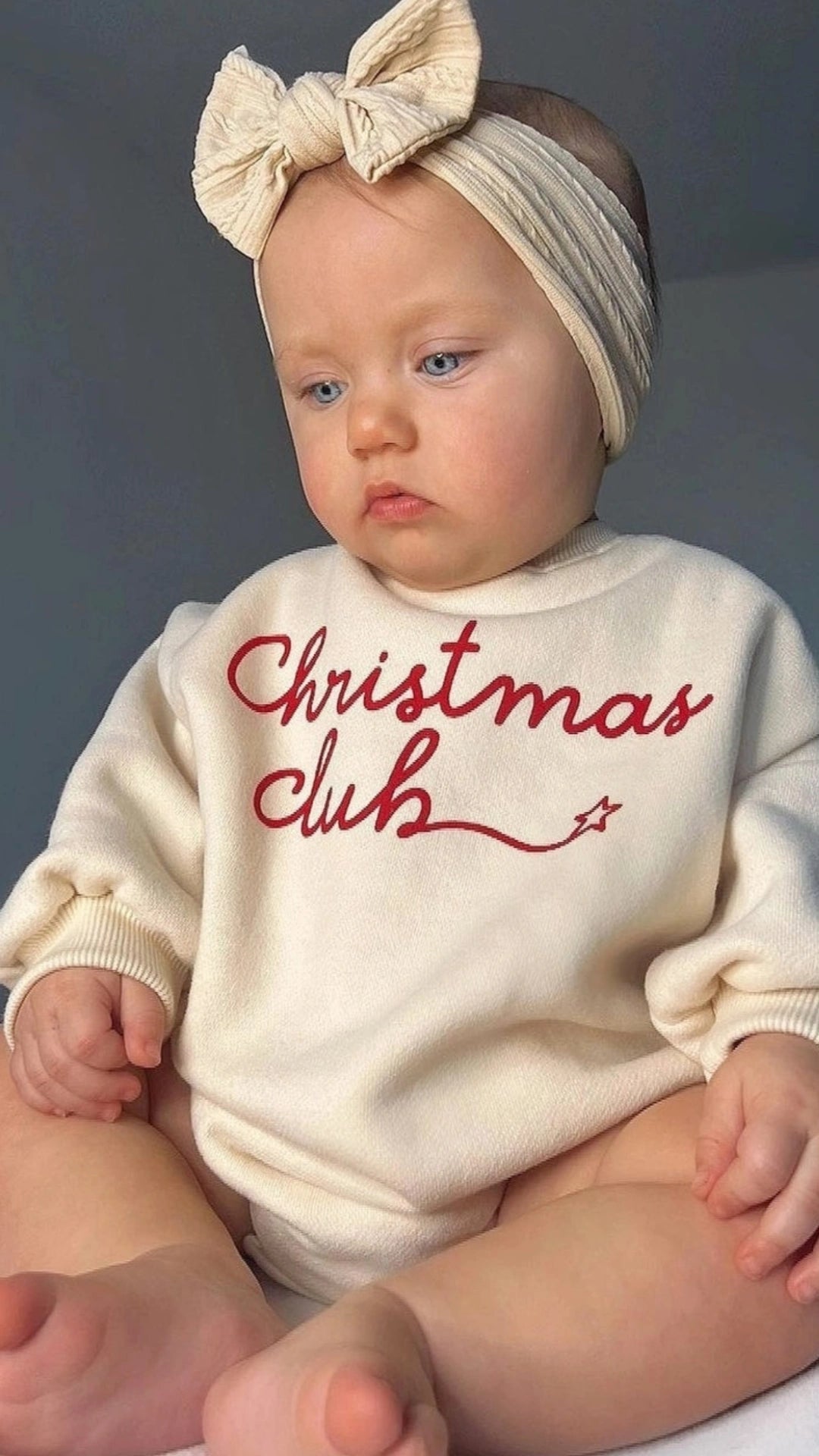 Christmas Club Romper - Festive Holiday Outfit for Babies & Toddlers | Perfect for Family Photos, Parties & Seasonal Celebrations