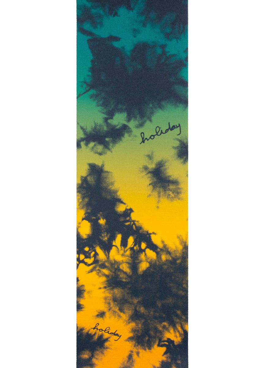 Holiday Skate Co Tie Dye #1 Grip Tape - Colorful Non-Slip Skateboard Grip for Enhanced Board Control - Perfect for Street Skating, Longboarding & Skate Park Tricks