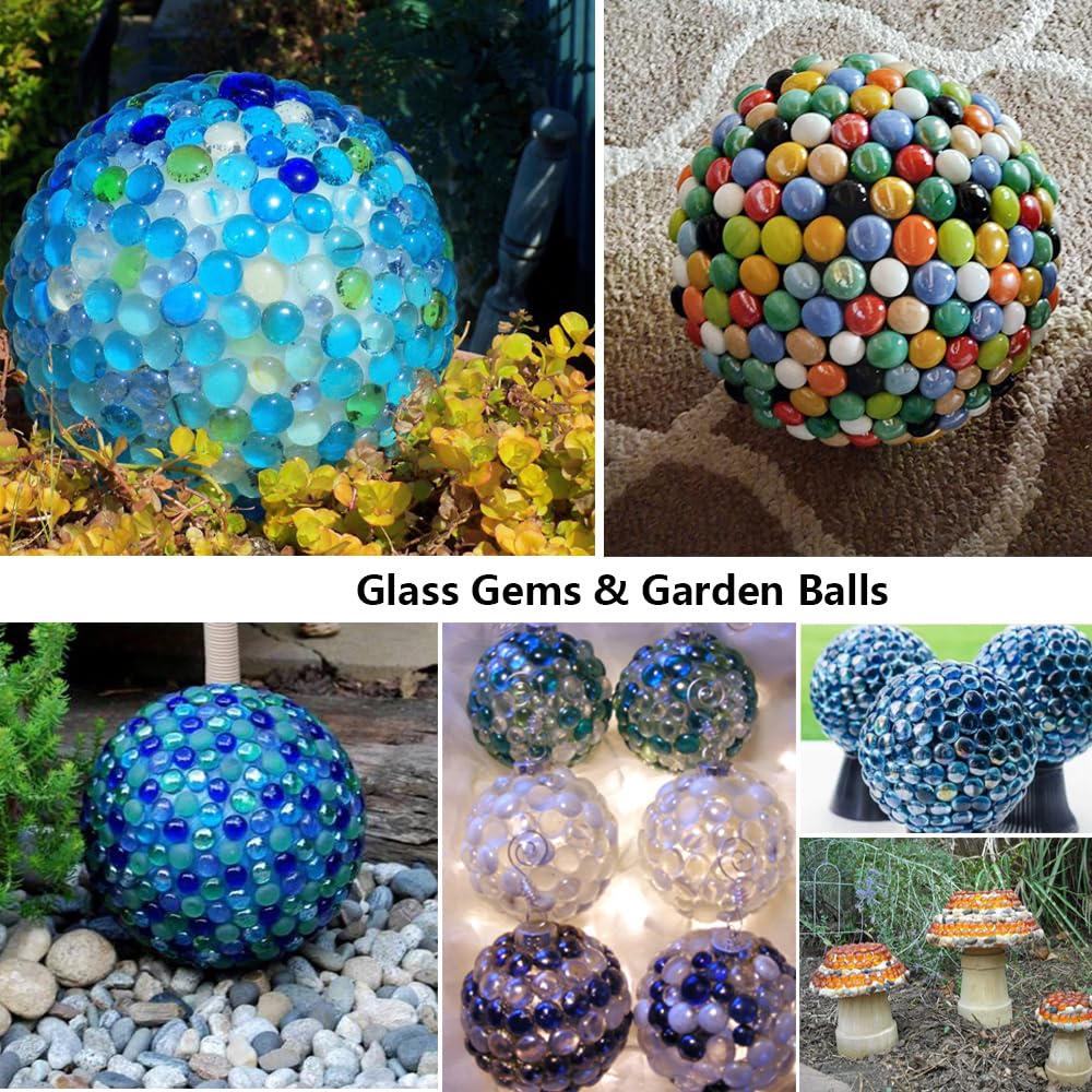 2 LB Black Glass Gems Flat Marbles - 180-200 PCS for Vase Fillers, Aquarium Decor, Fish Tank Pebbles, Fire Pit Stones, Craft Mosaics, Wedding Centerpieces, Party Table Scatter - Perfect for Home Decor, DIY Projects and Event Decoration