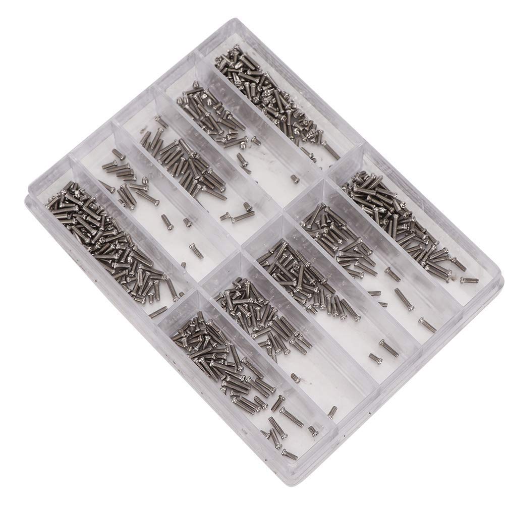 1.6-6.0mm Stainless Steel Watch Screws for Watch Back Repair - Durable Watchmaker Tools for Watch Band, Case & Back Cover Replacement - Perfect for DIY Watch Repair & Maintenance