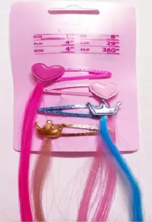 Vibrant DEXO Colored Hair Extensions & Highlights for Women & Girls - Straight Multi-Color Clip-In Hair Streaks for Cosplay, Theme Parties & Everyday Styling