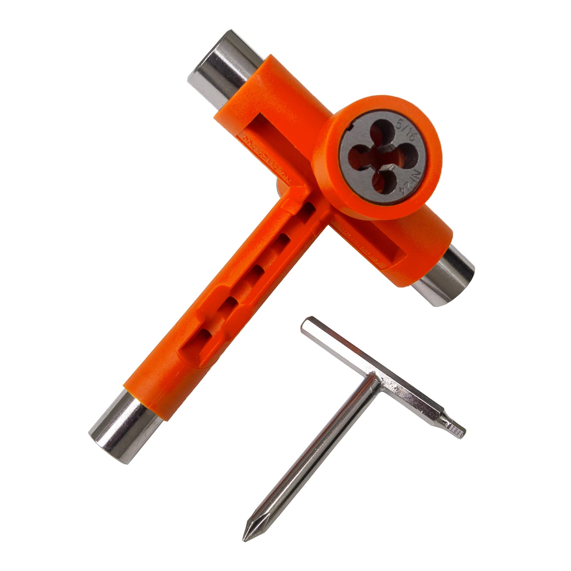 Reflex Skate Tool - Multi-Function Portable Skateboard Tool for Longboards & Roller Skates | Perfect for On-the-Go Adjustments & Maintenance