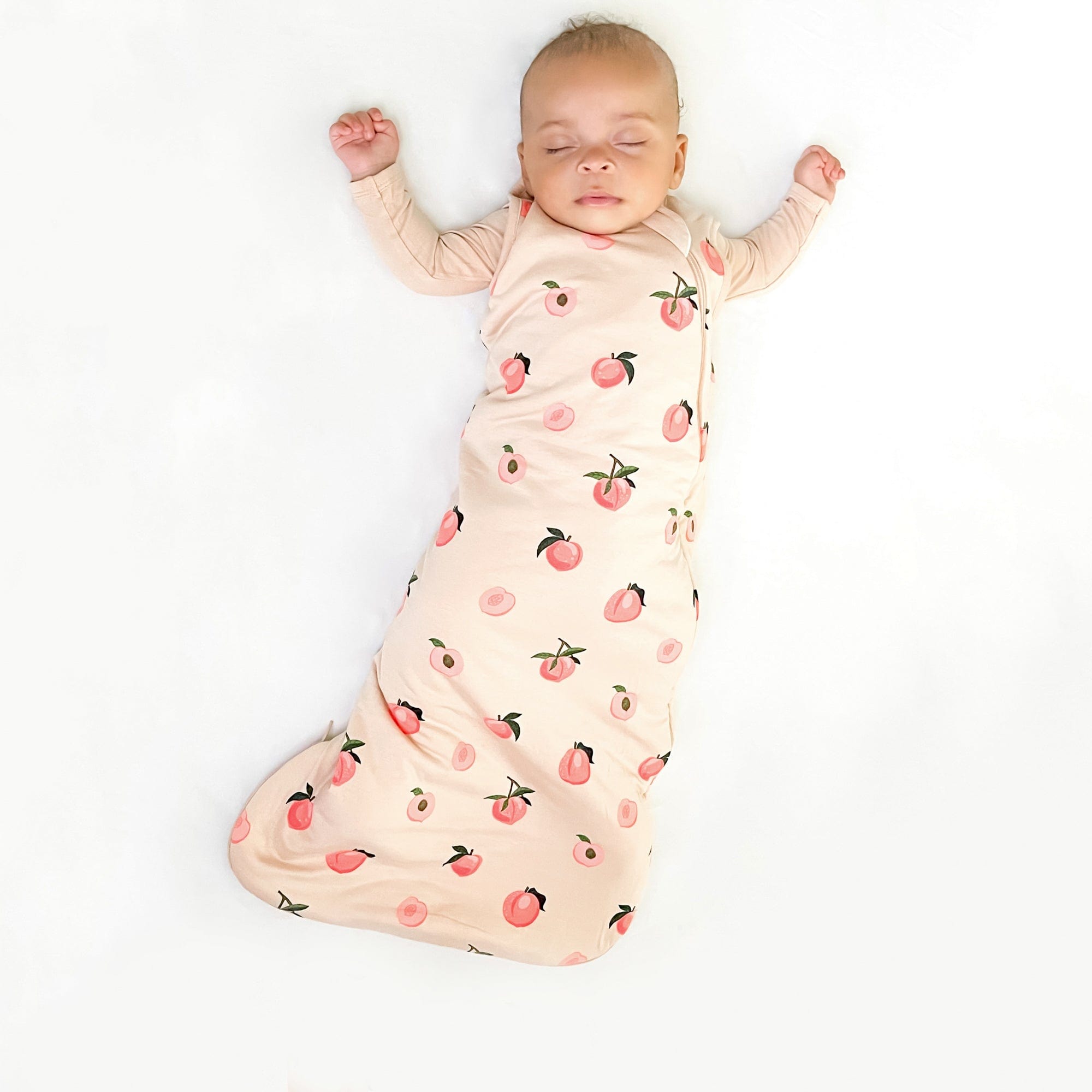 Cozy Peach Sleep Bag 1.0 - Ultra Soft Wearable Blanket for Adults & Kids - Perfect for Lounging, Travel, and Cold Weather Comfort