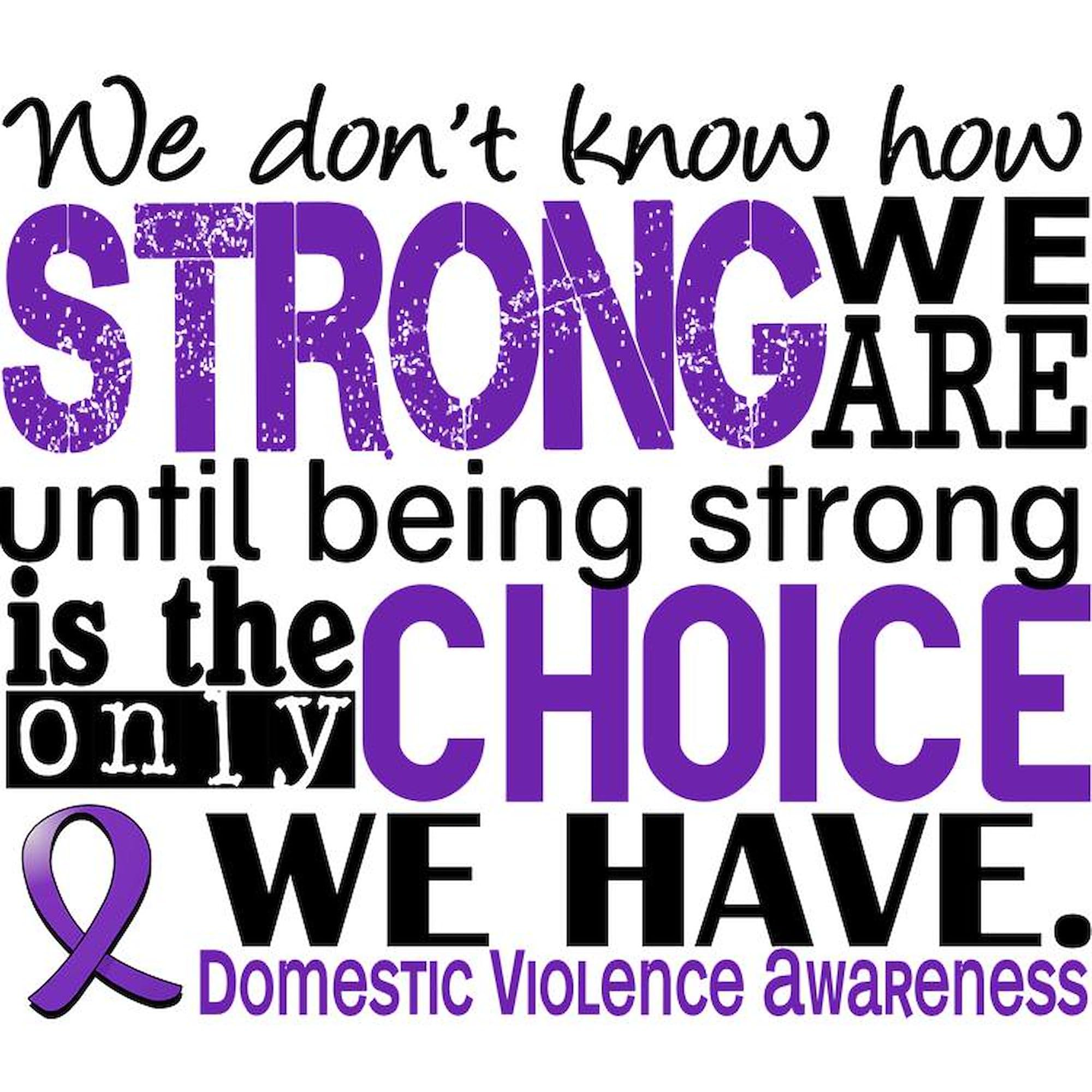 Domestic Violence Awareness 3x3 Inch Square Car Magnet - Strong Magnetic Bumper Sticker for Cars, Trucks & Vehicles - Show Support for Abuse Prevention (Perfect for Awareness Campaigns, Fundraisers & Personal Advocacy)