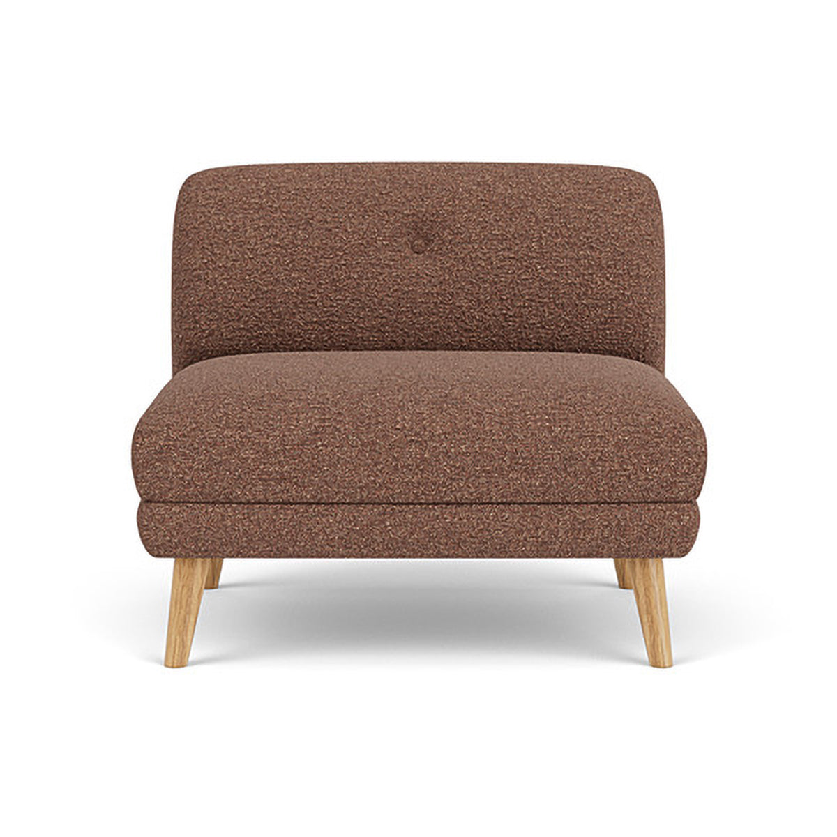 Alfred Boucle Modular Armless Sectional Sofa - Modern Comfort for Living Room, Lounge & Office Spaces
