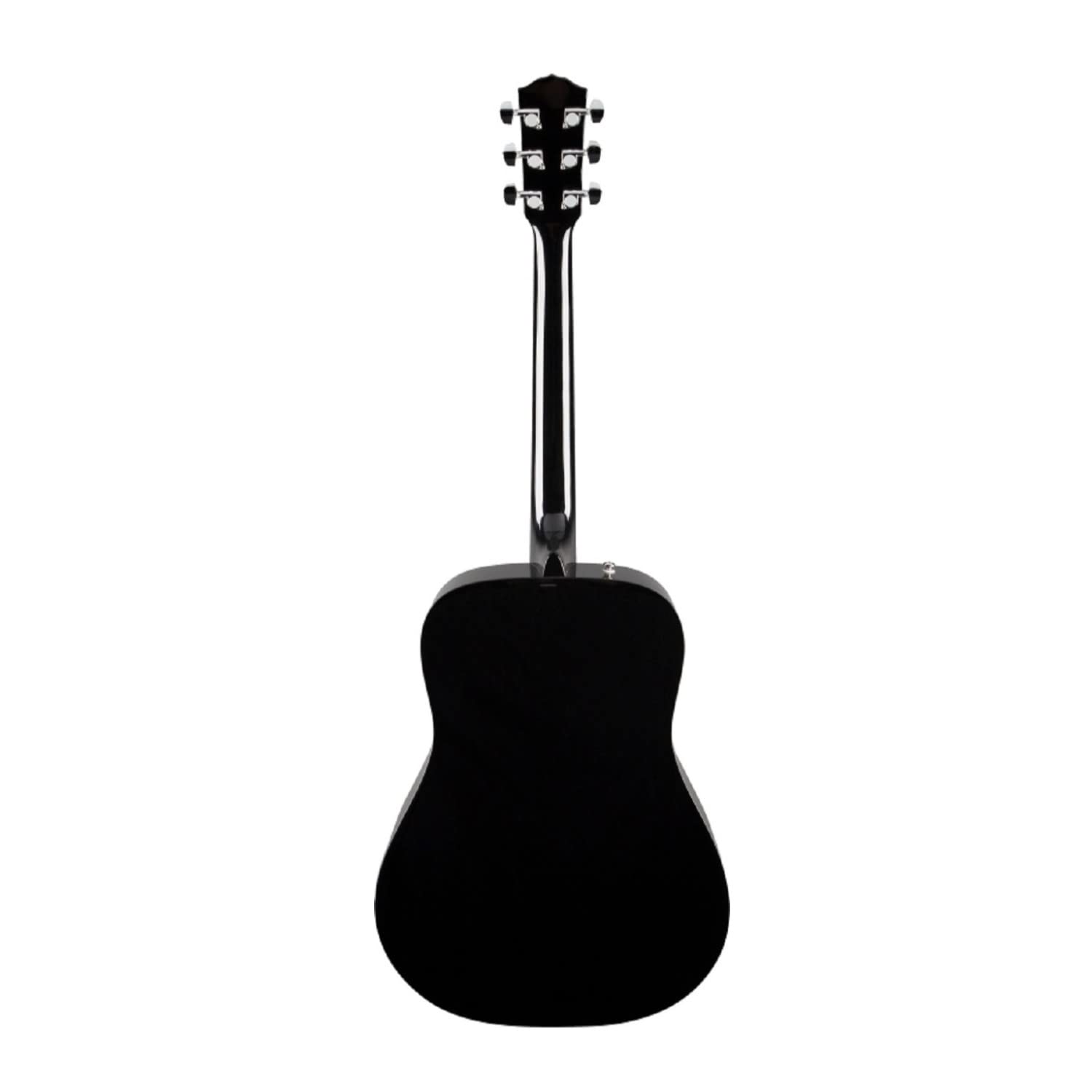 Fender CD-60 Dreadnought V3 Acoustic Guitar - Spruce Top, Walnut Fingerboard, Alloy Steel Strings, Gloss Black Finish with Hard Shell Case | 2-Year Warranty | Perfect for Beginners, Campfire Jams & Stage Performances