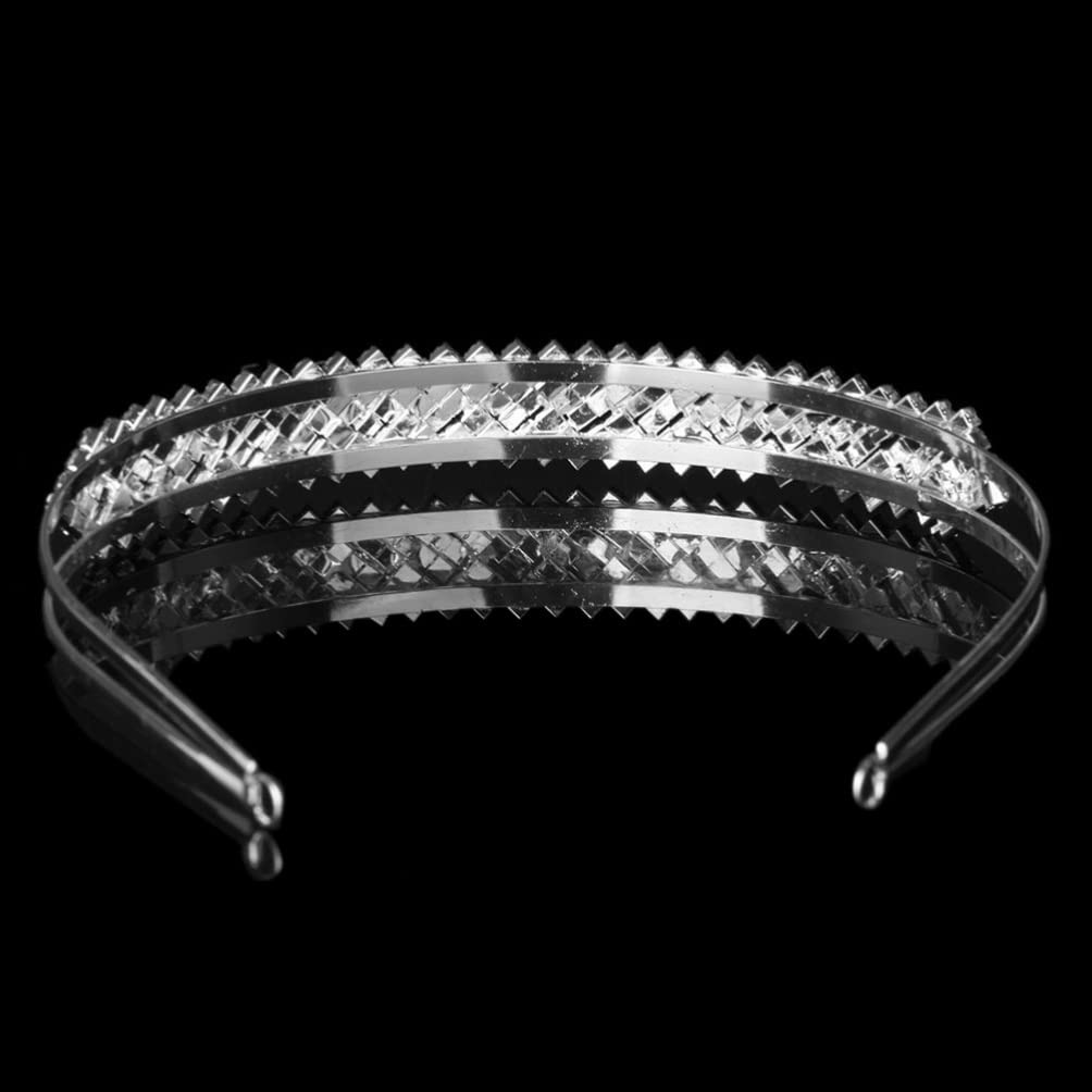 Sparkling Rhinestone Hair Barrettes & Headbands for Women - Elegant Bridal Hair Accessories, Crystal Tiara, Bedazzled Hairband for Weddings, Parties & Special Occasions