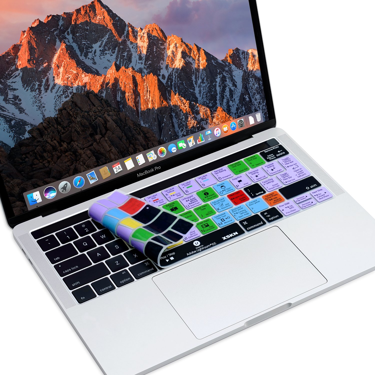 XSKN Shortcut Keyboard Cover for MacBook Pro 13