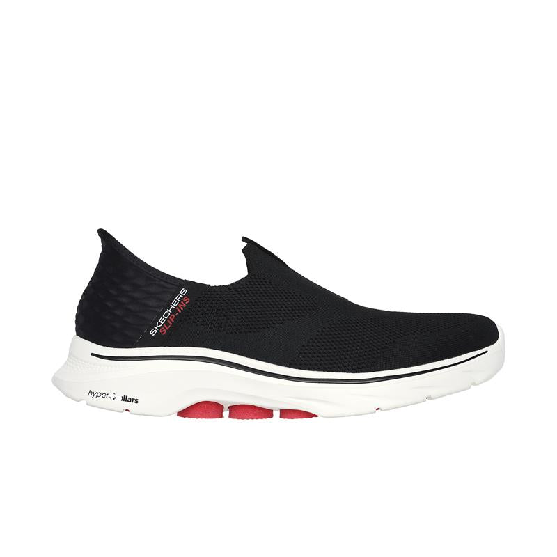 Skechers Women's GO WALK 7 Slip-On Walking Shoes - 216641/BKW - Comfortable Lightweight Sneakers for Walking, Travel & Everyday Wear