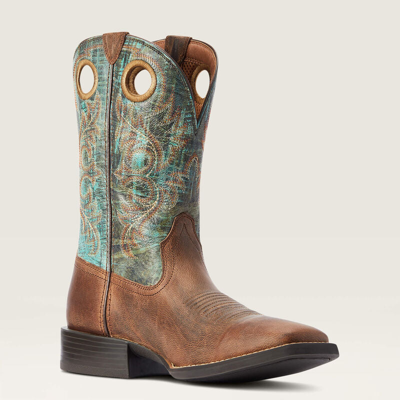 Men's Sport Rodeo Western Boots - Genuine Leather Cowboy Boots for Riding & Country Style | Perfect for Rodeo, Horseback Riding & Western Fashion