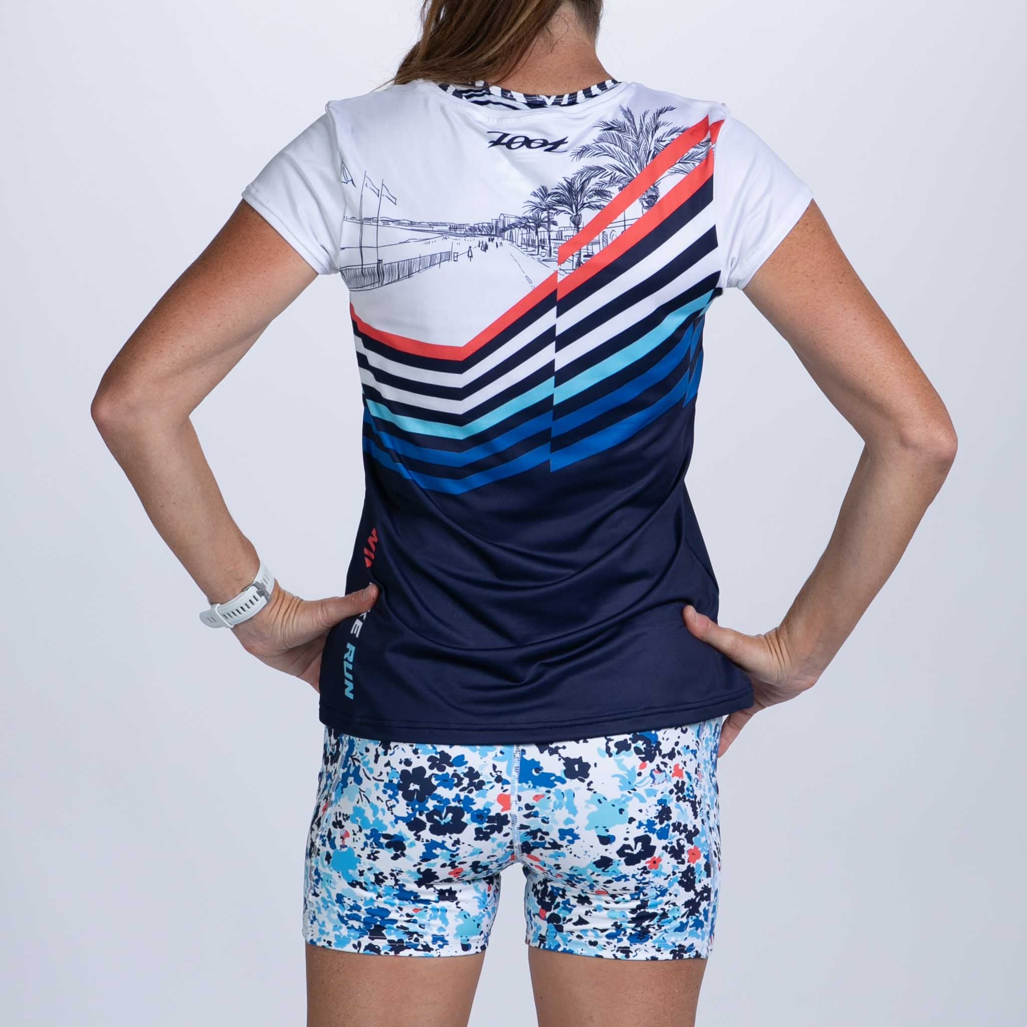 Women's Limited Edition Run Tee - Cote d'Azur Inspired Athletic Shirt for Running, Yoga & Gym Workouts | Lightweight Breathable Performance Top