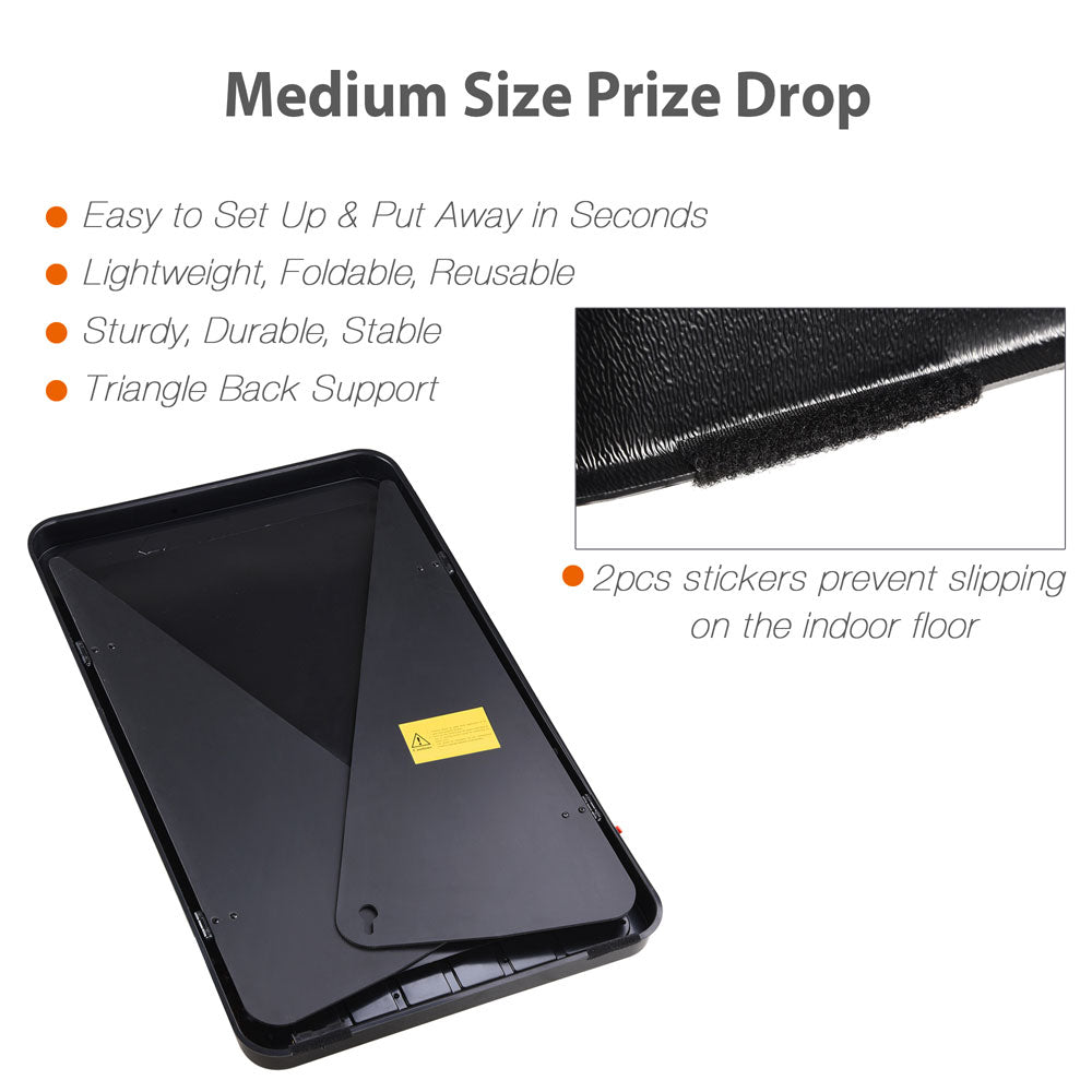 WinSpin 30x18 LED Prize Drop Plinking Board - Fun Shooting Target Game for Adults & Kids - Perfect for Backyard, Carnival & Gun Range Practice