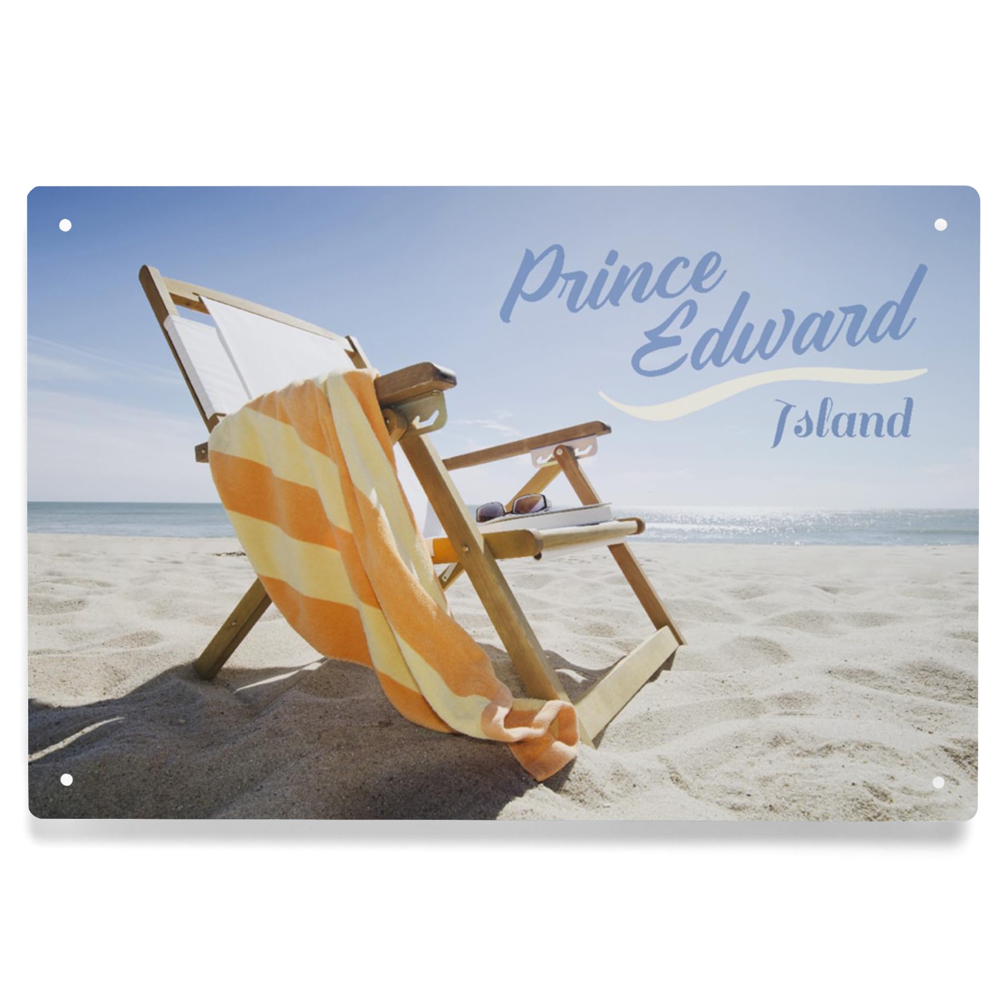 Lantern Press 6x9 Inch Vintage Prince Edward Island Canada Metal Wall Sign - Perfect for Beach House Decor, Man Cave, or Outdoor Patio