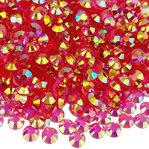 T5 Transparent Dark Rose Red AB