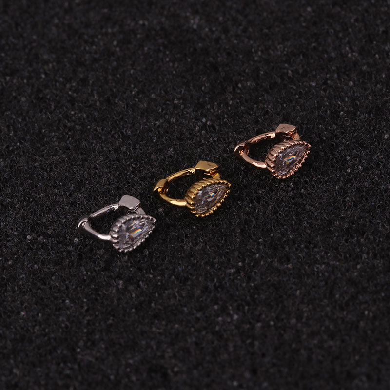 18K Gold Plated Teardrop Hinged Segment Ring for Women | Elegant Adjustable Statement Jewelry Gift for Anniversary, Valentine's Day & Special Occasions