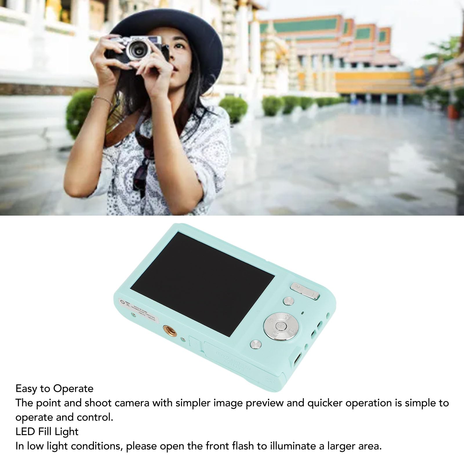 2.7K 48MP Kids Digital Camera with 2.88