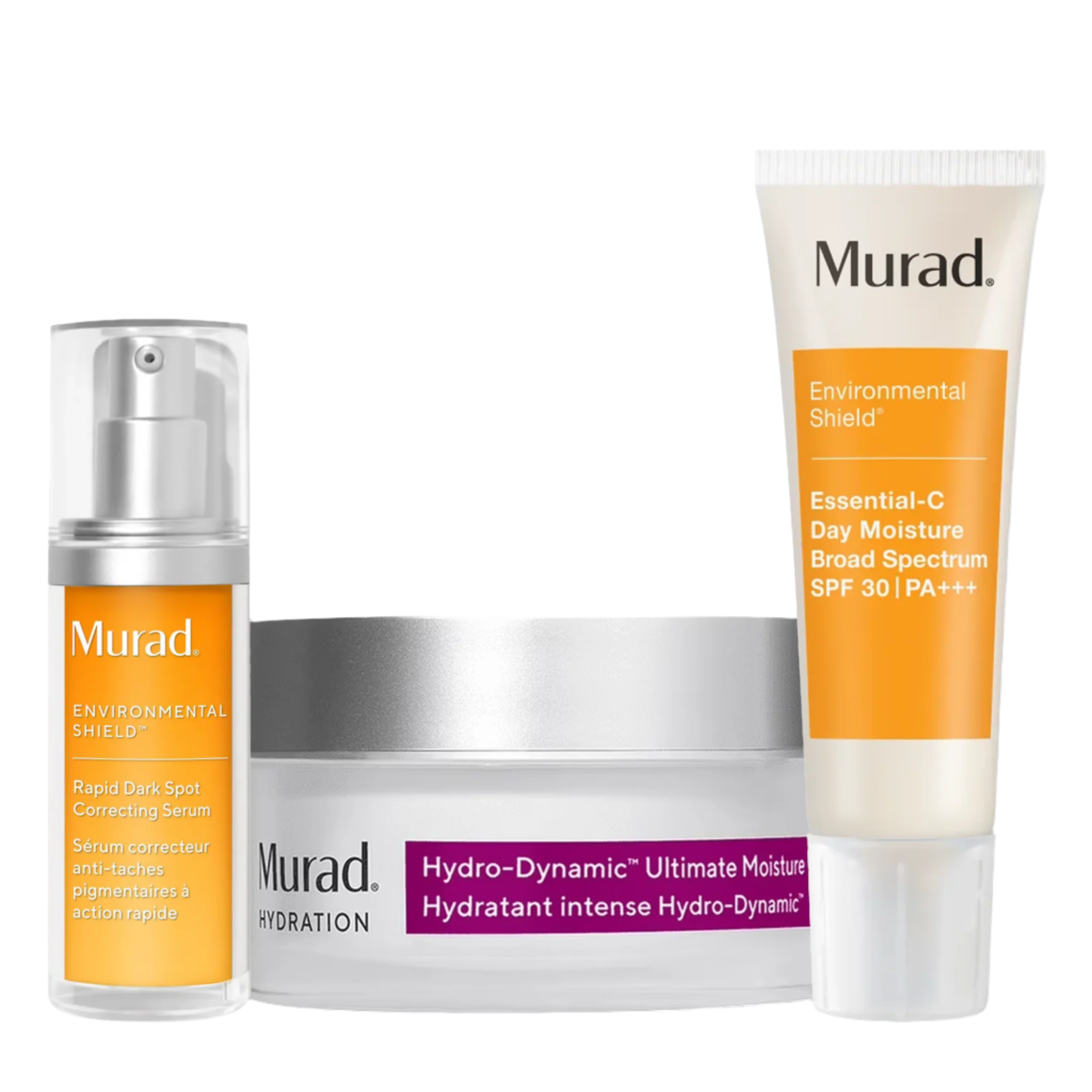 Murad Signature Brightening & Hydration Regimen Set - Vitamin C Skincare for Glowing Skin - $234 Value - Perfect for Daily Skincare Routine & Anti-Aging Care