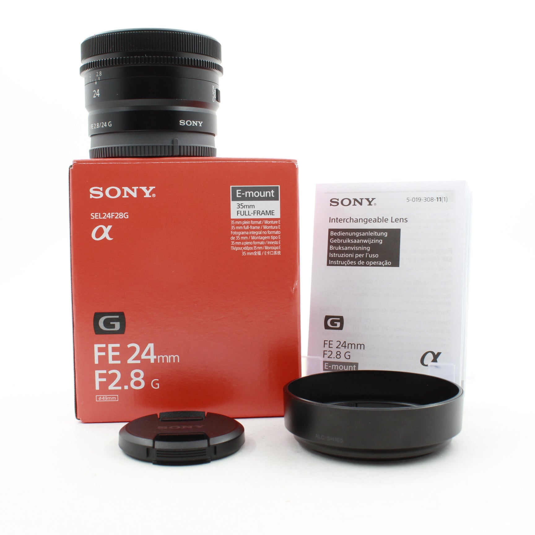 Used Sony FE 24mm f/2.8 G Lens with Box - Compact Prime Lens for Sony E-Mount Cameras - Perfect for Travel, Street & Low-Light Photography