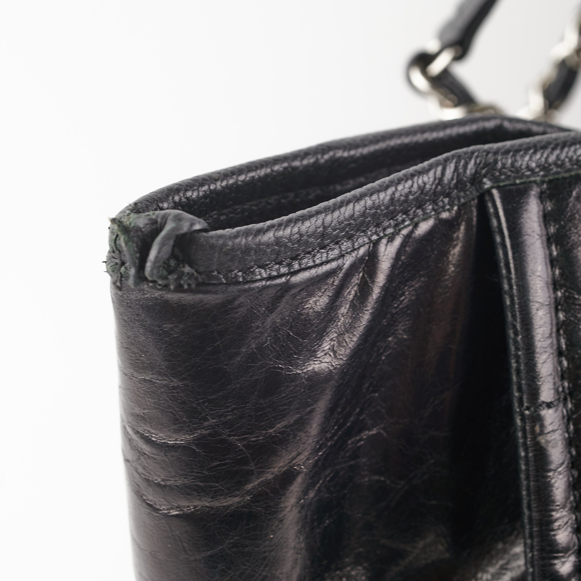 Chanel Deauville Medium Black Leather Tote Bag - Luxury Designer Handbag for Women, Perfect for Work, Travel & Everyday Use