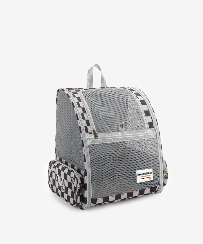 Montana West Print All-Side Mesh Pet Carrier Backpack - Lightweight & Breathable for Small Dogs & Cats - Perfect for Travel, Hiking & Outdoor Adventures