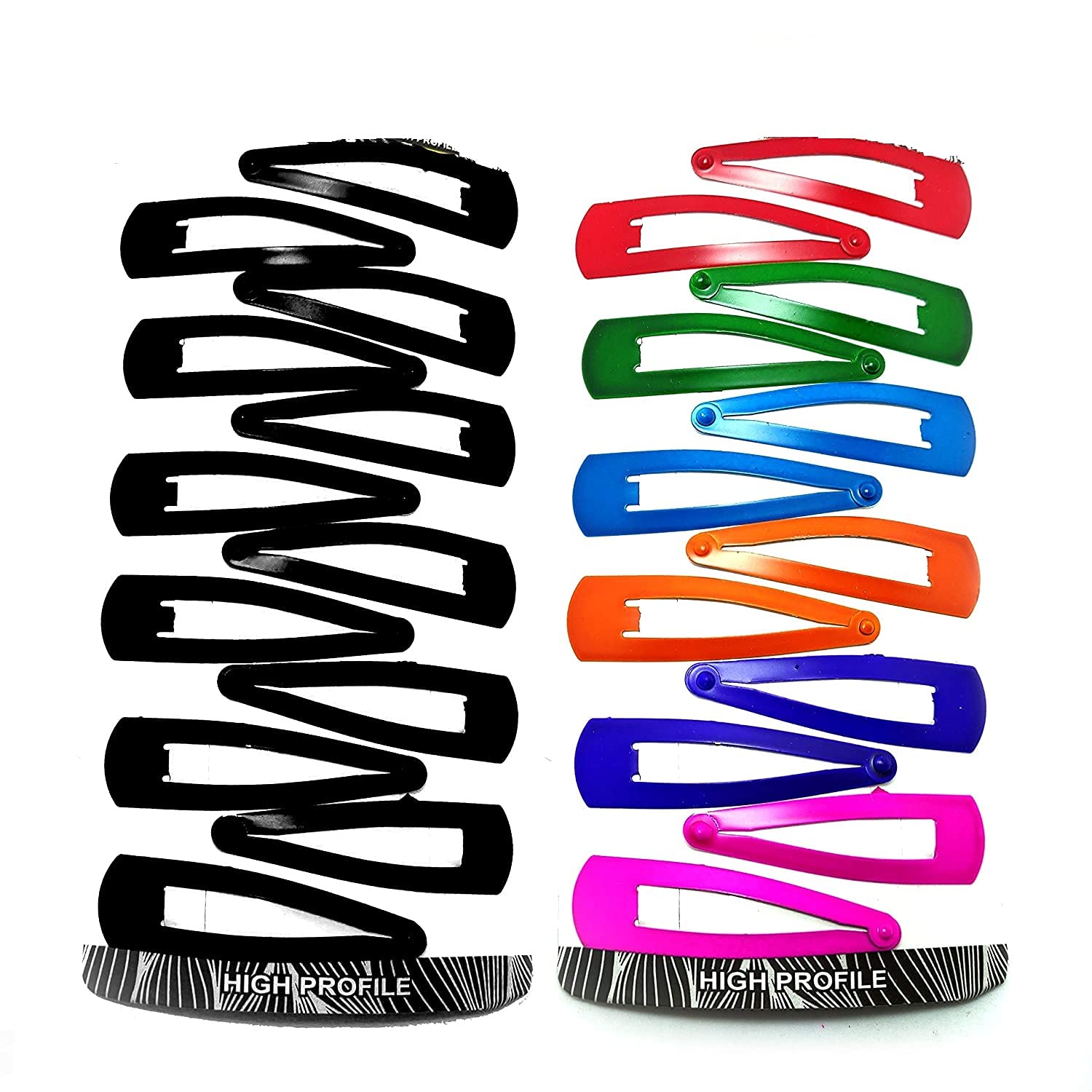 ASG 36 Pcs 6.5cm Long No Slip Hair Clips Set - Matte, Glossy & Plastic Barrettes for Women & Girls (3 Designs) | Hair Accessories for School, Work, Party & Daily Use