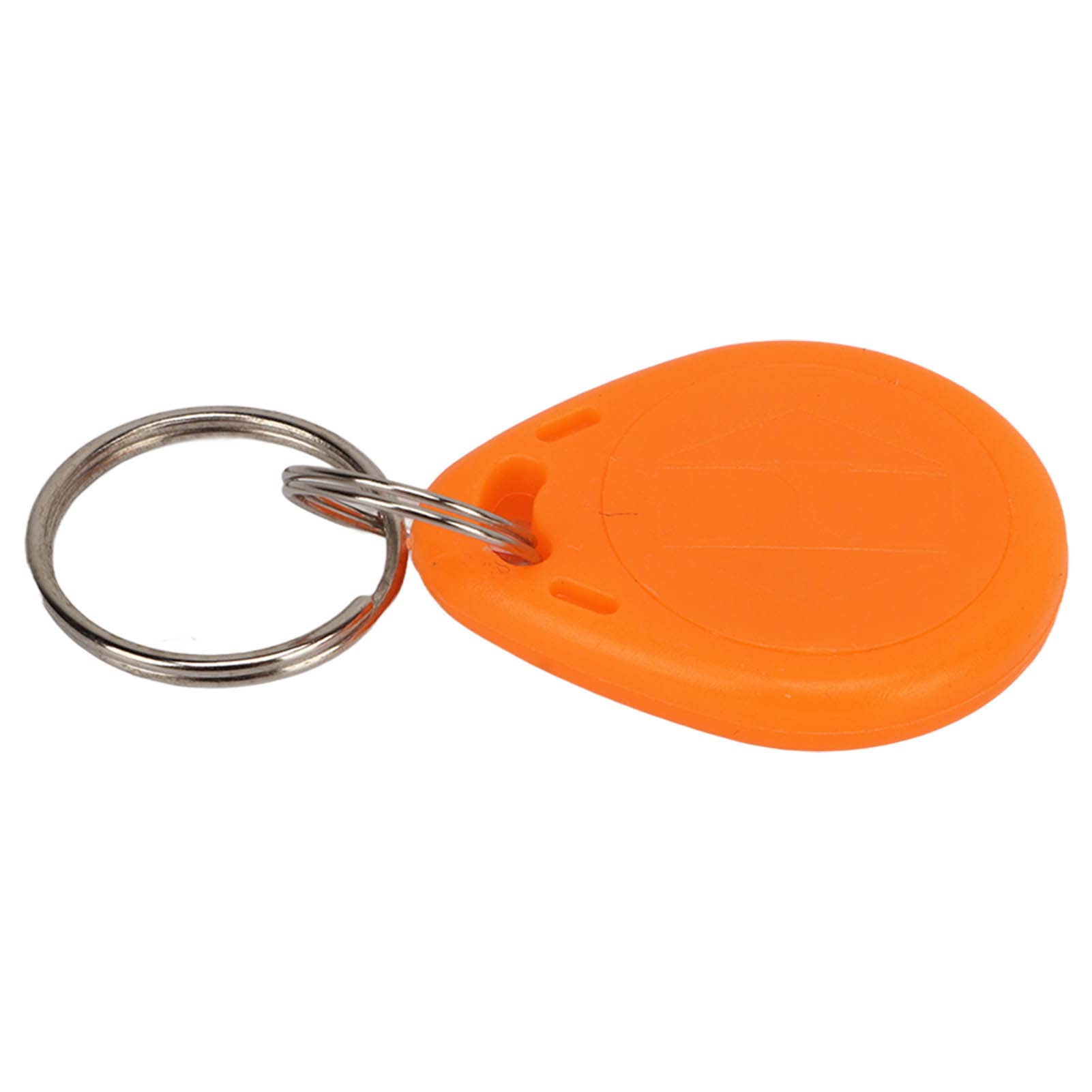100 Pcs 125KHz RFID Key Fobs - Orange Contactless Proximity Keycards for Door Access Control, Smart ID Badges & Security Systems | Ideal for Offices, Hotels, Gyms & Apartment Buildings