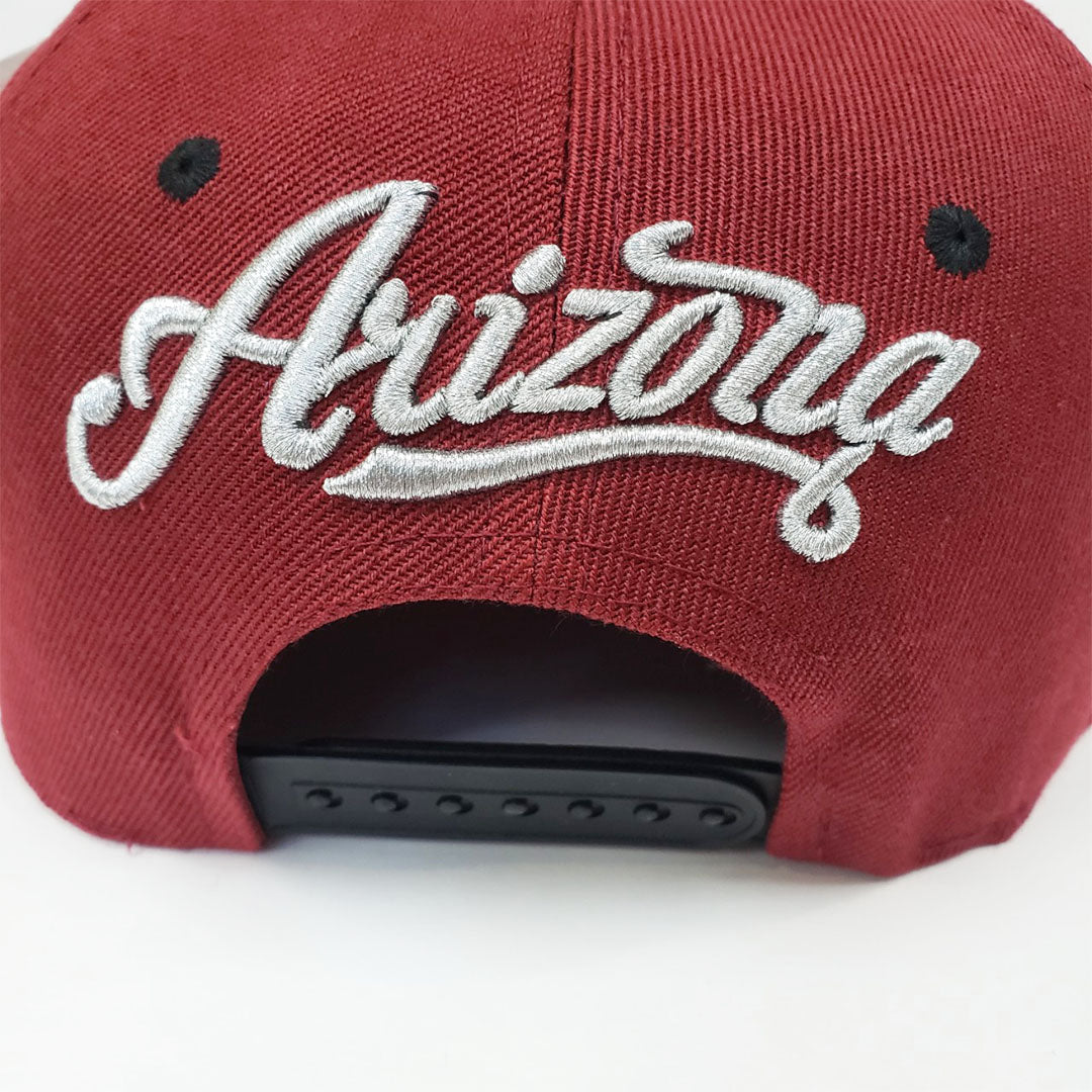 Arizona Cardinals Phoenix Snapback Hat for Men & Women - Adjustable Burgundy Baseball Cap for Football Fans - Perfect for Games, Tailgating & Outdoor Activities