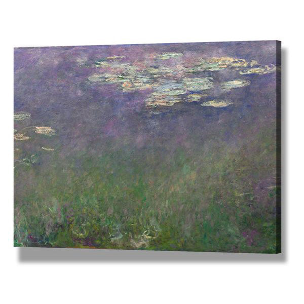 Claude Monet Waterloo Bridge Sunlight in the Fog Painting - Impressionist Wall Art Decor for Living Room, Bedroom & Office - Ready to Hang Canvas Print