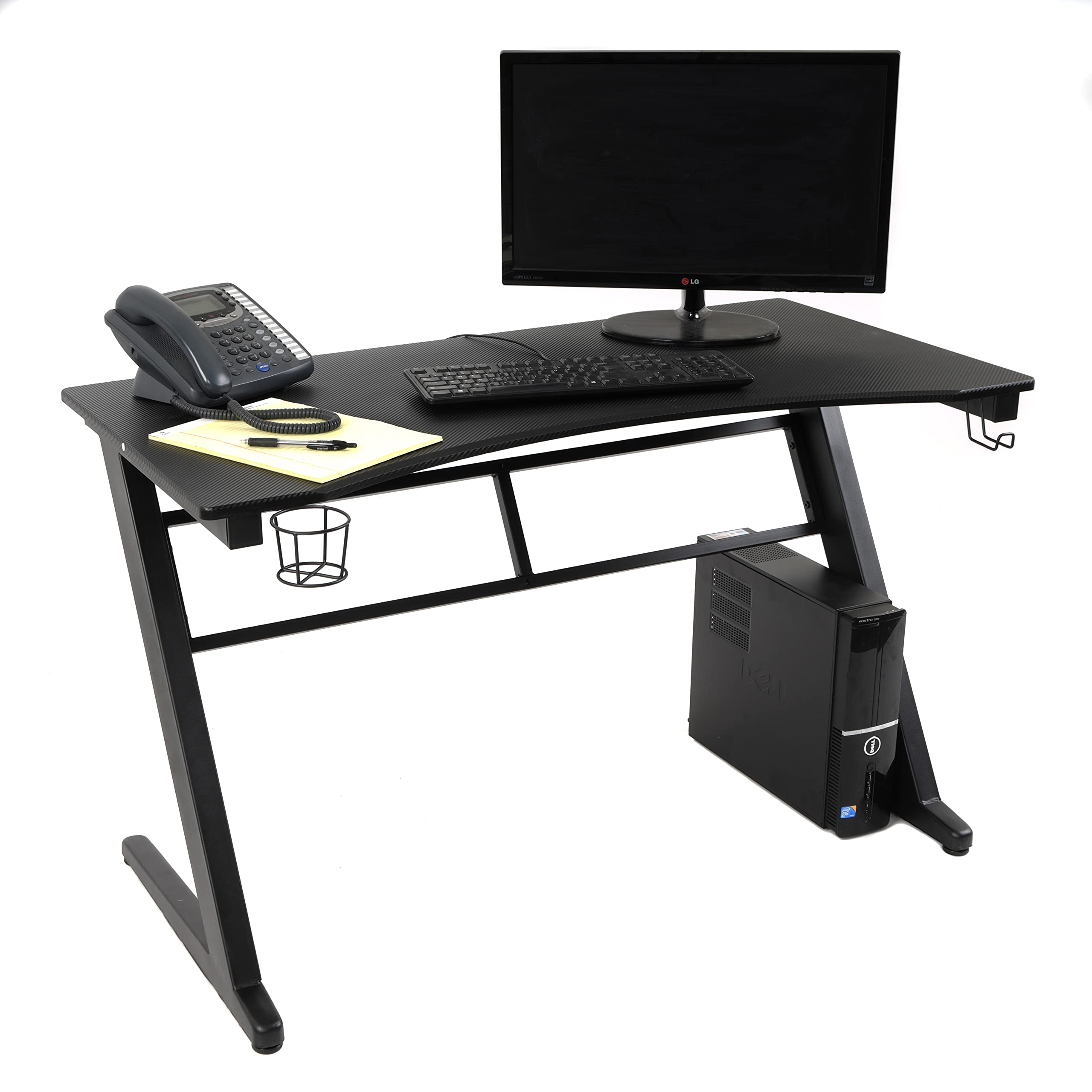 Tactical Carbon Fiber Top Gaming Desk 60